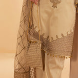 BMGS-32 EMBROIDERED RAW SILK BAGS (OFF WHITE)