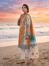 MED-03 LAWN 2PC STITCHED