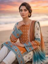 MED-03 LAWN 2PC STITCHED