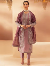 MGS-23 3PCS RAW SILK STITCHED/UNSTITCHED