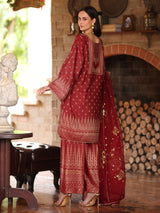 MJD-02 JACQUARD 3 PC STITCHED