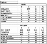 DLS-52 3PC STITCHED I UNSTITCHED