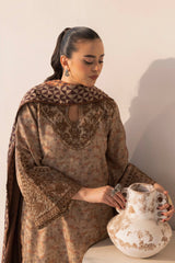 DZP-09 3PC DHANAK PRINTED