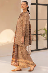 DZP-09 3PC DHANAK PRINTED