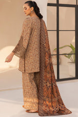 DZP-09 3PC DHANAK PRINTED