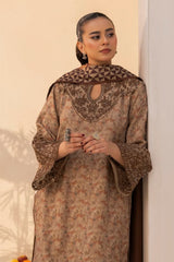 DZP-09 3PC DHANAK PRINTED