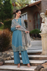 DZP-52 DHANAK 3PC STITCHED | UNSTITCHED
