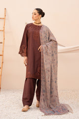 DZP-54 WINTER 3PC STITCHED | UNSTITCHED