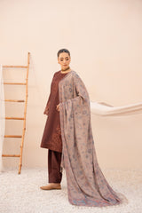 DZP-54 DHANAK 3PC STITCHED | UNSTITCHED