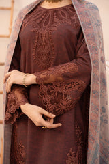 DZP-54 DHANAK 3PC STITCHED | UNSTITCHED
