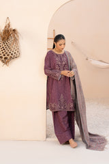 DZP-55 WINTER 3PC STITCHED | UNSTITCHED