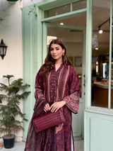 GD-08 3PC DULL RAWSILK