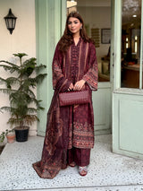 GD-08 3PC DULL RAWSILK