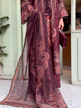 GD-08 3PC DULL RAWSILK