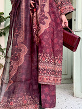 GD-08 3PC DULL RAWSILK