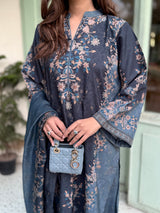 GD-11 3PC DULL RAWSILK