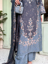 GD-11 3PC DULL RAWSILK