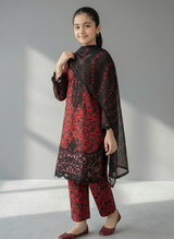 MKA-09 3PC GIRLS STITCHED