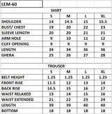 LEM-60 2PC STITCHED