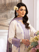 ZE-09 LAWN EMBROIDERED 3PC STITCHED/UNSTITCHED
