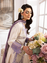 ZE-09 LAWN EMBROIDERED 3PC STITCHED/UNSTITCHED