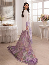 ZE-09 LAWN EMBROIDERED 3PC STITCHED/UNSTITCHED