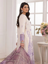 ZE-09 LAWN EMBROIDERED 3PC STITCHED/UNSTITCHED