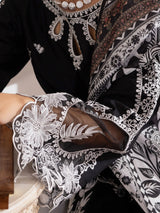 ZE-05 LAWN EMBROIDERED 3PC STITCHED/UNSTITCHED