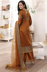 MGS-06 AABROO 3PC Raw Silk STITCHED I UNSTITCHED