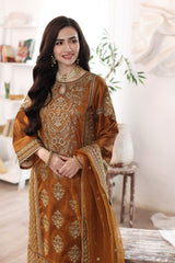 MGS-06 AABROO 3PC Raw Silk STITCHED I UNSTITCHED