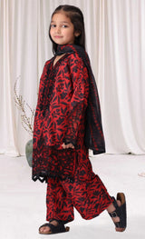 MKA-09 3PC GIRLS STITCHED