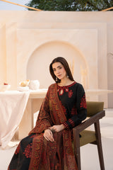 MWD-21 DHANAK 3PC STITCHED | UNSTITCHED