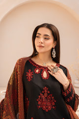 MWD-21 DHANAK 3PC STITCHED | UNSTITCHED