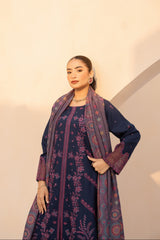 MWD-23 DHANAK 3PC STITCHED | UNSTITCHED