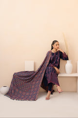 MWD-23 DHANAK 3PC STITCHED | UNSTITCHED