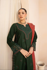 MWD-24 DHANAK 3PC STITCHED | UNSTITCHED