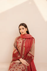 MWD-28 DHANAK 3PC STITCHED | UNSTITCHED