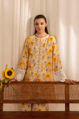 PLS-137 2PC SILK VISCOSE STITCHED