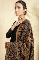 DES-04 WINTER RAW SILK SHAWL