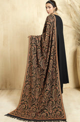 DES-04 WINTER RAW SILK SHAWL