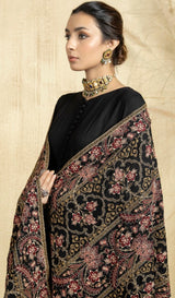 DES-05 WINTER RAW SILK SHAWL