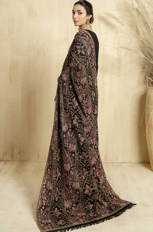 DES-05 WINTER RAW SILK SHAWL
