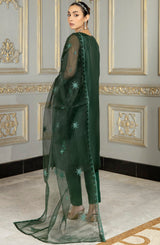 MOP-15 EMBROIDERED ORGANZA 2 PCS(SHIRT+DUPATTA)