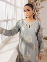 ZE-03 LAWN EMBROIDERED 3PC STITCHED/UNSTITCHED