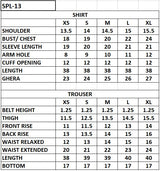 SPL-13 3PC STITCHED/UNSTITCHED