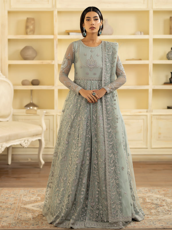 LAIRA MGL-07 3PC CHIFFON STITCHED/ UNSTITCHED