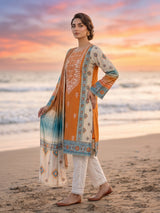 MED-03 LAWN 2PC STITCHED