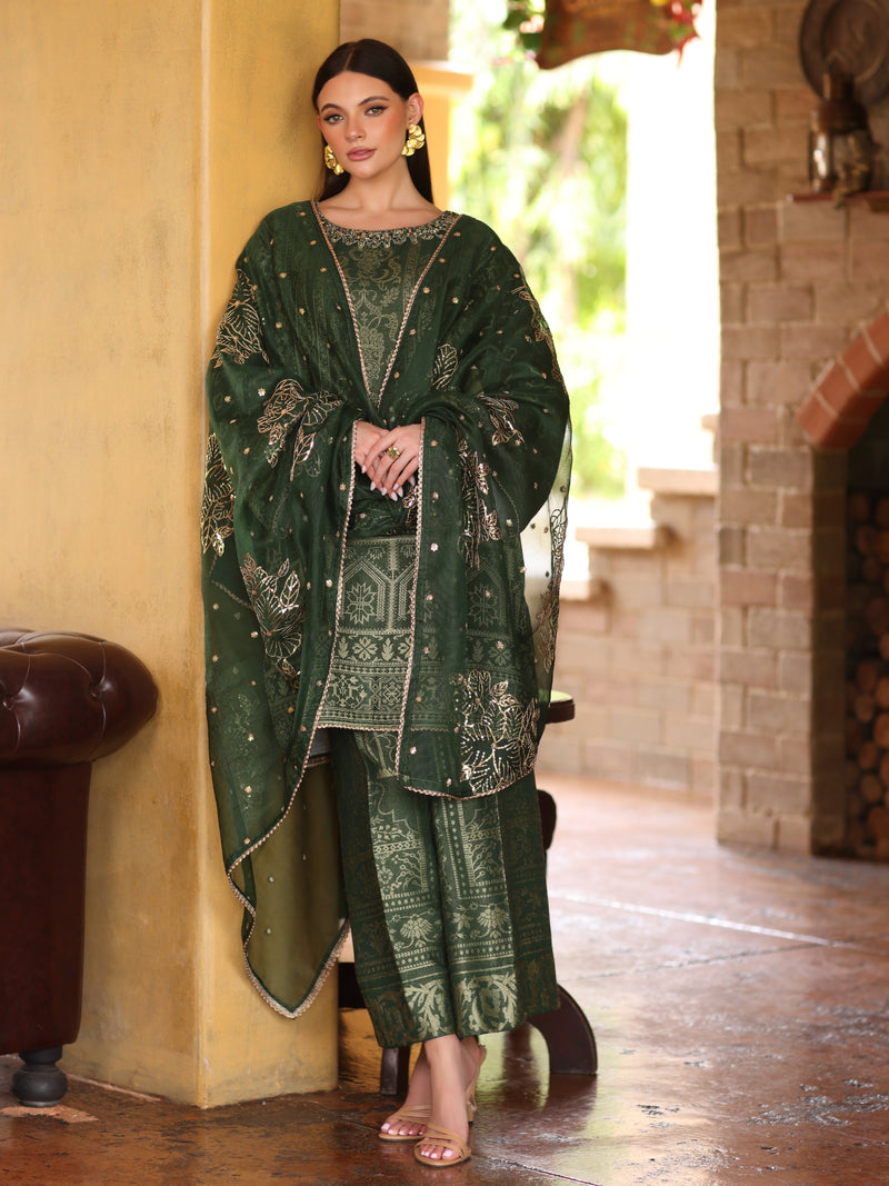 MJD-01 JACQUARD 3 PC STITCHED