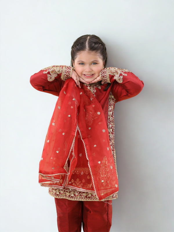 MKA-33 3PC GIRLS STITCHED