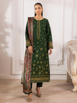 ZE-08 LAWN EMBROIDERED 3PC STITCHED/UNSTITCHED